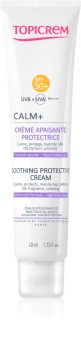 Topicrem CALM+ Soothing Protective Cream слънцезащитен крем SPF 50+ за тяло и лице
