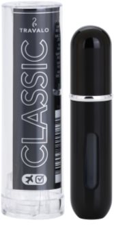 Travalo Classic Black sticluță reîncărcabilă cu atomizor unisex Black