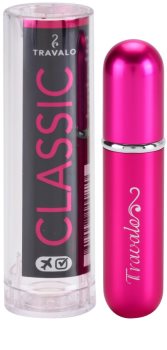 Travalo Classic Black plnitelný rozprašovač parfémů unisex Hot Pink