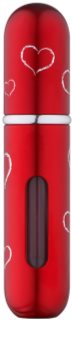 Travalo Classic HD Hearts vaporizador de perfume recarregável unissexo 5 ml Red