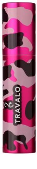 Travalo Classic plastový obal na plniteľný rozprašovač parfémov unisex Camouflage Pink