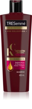 TRESemmé Keratin Smooth Colour Shampoo mit Keratin für gefärbtes Haar