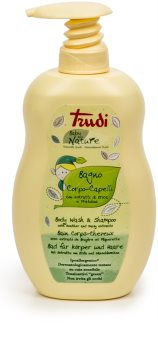 Trudi Baby Nature Hypoallergene Kinderbademilch und Shampoo mit Auszügen aus Kamille und Heidekraut