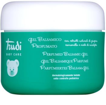 Trudi Baby Care Gel für Kinder für leichteres Atmen mit Auszügen aus Wacholder, Eukalyptus, Kamille und Honig