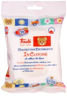 Trudi Baby Care pamučne, vlažne maramice za čišćenje s nektarom cvijeta