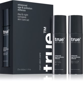 true men skin care Day & night complete skin care set kit soins visage jour et nuit