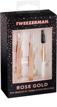 Tweezerman Rose Gold Petite Set voor Perfecte Wenkbrauwen