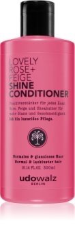 Udo Walz Shine Rose + Feige tápláló kondícionáló a fénylő és selymes hajért