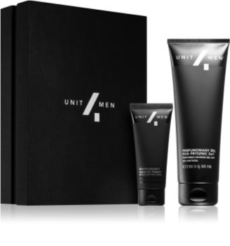 Unit4Men Revitalizing set Citrus & Musk confezione regalo per viso, corpo e capelli