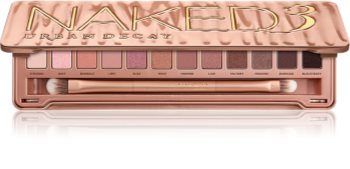 Urban Decay Naked3 paleta očních stínů se štětečkem