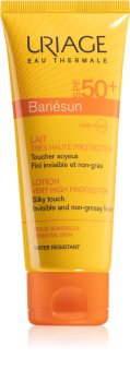Uriage Bariésun hedvábně jemné ochranné mléko na obličej a tělo SPF 50+