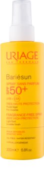 Uriage Bariésun sprej na opalování bez parfemace SPF 50+