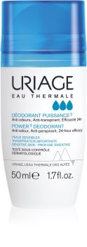 Uriage Hygiène deodorant roll-on proti bílým a žlutým skvrnám