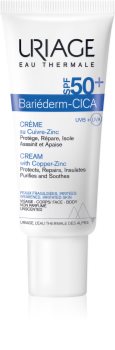 Uriage Bariéderm Cica reparativní krém s obsahem mědi a zinku SPF 50+