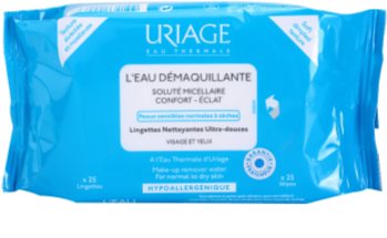 Uriage Hygiene μαντηλάκια για ντεμακιγιάζ για κανονική και ξηρή επιδερμίδα