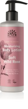 Urtekram Soft Wild Rose tápláló és hidratáló testápoló tej