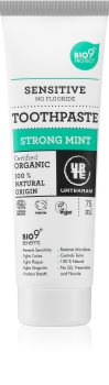 Urtekram Strong Mint λευκαντική οδοντόκρεμα για ευαίσθητα δόντια