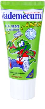 Vademecum Junior dentífrico para crianças desde o nascimento com sabor a maçã
