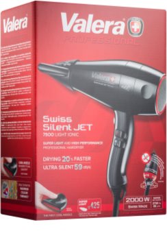 Valera Swiss Silent Jet 7500 Light Ionic Rotocord secador de cabelo iónico
