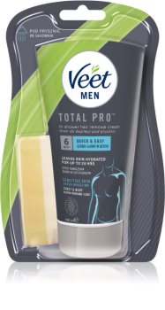 Veet Men Silk & Fresh depilační krém do sprchy pro citlivou pokožku