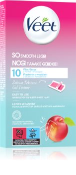 Veet So Smooth Legs! bandes de cire pour épilation