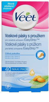 Veet Wax Strips strisce depilatorie con cera per pelli sensibili