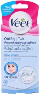 Veet Wax Strips восъчни ленти за епилация за лице