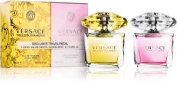 Versace Yellow Diamond & Bright Crystal coffret para mulheres