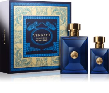 versace blue gift set