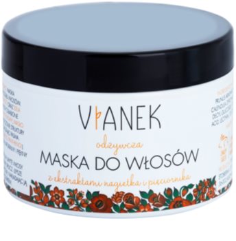 Vianek Nutritious máscara regeneradora para cabelo com efeito nutritivo