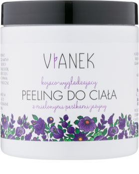 Vianek Soothing peeling corporal com açúcar com efeito alisador