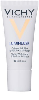 Vichy Lumineuse crema con color y efecto iluminador para pieles secas