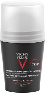 Vichy Homme Deodorant antiperspirant roll-on impotriva transpiratiei excesive