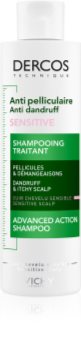 Vichy Dercos Anti-Dandruff kojący szampon  do wrażliwej skóry głowy przeciw łupieżowi