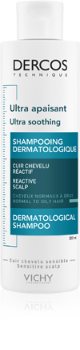 Vichy Dercos Ultra Soothing szampon łagodzący do włosów normalnych i przetłuszczających się