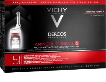Vichy Dercos Aminexil Clinical 5 cílená péče proti vypadávání vlasů pro muže