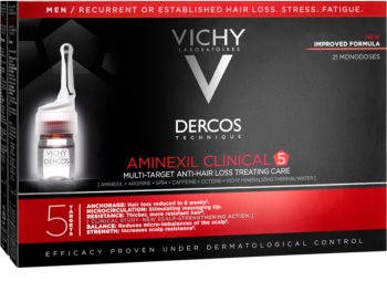 Vichy Dercos Aminexil Clinical 5 Gezielte Pflege Gegen Haarausfall Fur Herren Notino At