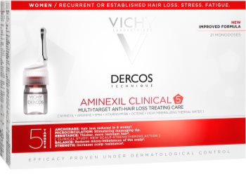 Vichy Dercos Aminexil Clinical 5 cílená péče proti vypadávání vlasů pro ženy