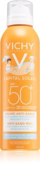 Vichy Capital Soleil sanftes sandabweisendes Schutzspray für Kinder SPF 50+