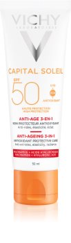 Vichy Idéal Soleil Anti-age schützende Creme gegen Hautalterung SPF 50
