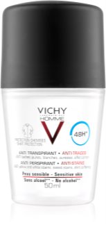 Vichy Homme Deodorant antiperspirant împotriva petelor albe și galbene 48 de ore