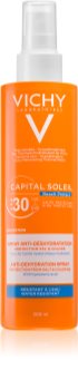 Vichy Capital Soleil Beach Protect multiprotekční sprej proti dehydrataci pokožky SPF 30
