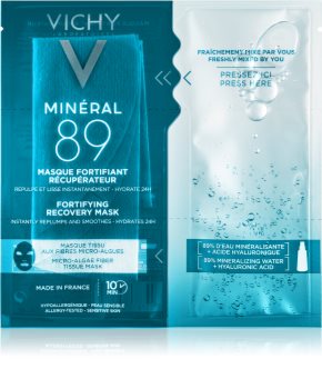 Vichy Minéral 89 máscara facial fortificante e renovadora