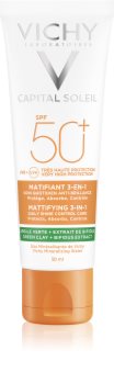 Vichy Capital Soleil Mattifying 3-in-1 защитен матиращ крем за лице SPF 50+
