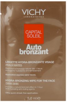 Vichy Capital Soleil Auto bronzant bronzující ubrousek na tvář