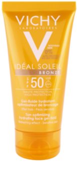 Vichy Idéal Soleil Bronze Feuchtigkeitsspendendes Gel - Gesichtsfluid zur Optimierung der Bräunung SPF 50