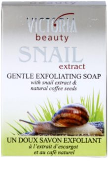 Victoria Beauty Snail Extract jabón exfoliante suave con extracto de baba de caracol y café