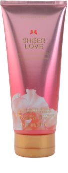 Victoria's Secret Sheer Love White Cotton & Pink Lily crema corporal para mujer