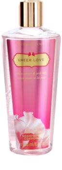 Victoria's Secret Sheer Love White Cotton & Pink Lily gel de duche para mulheres