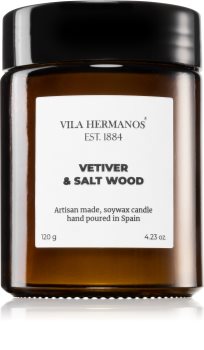 Vila Hermanos Apothecary Vetiver & Salt Wood bougie parfumée